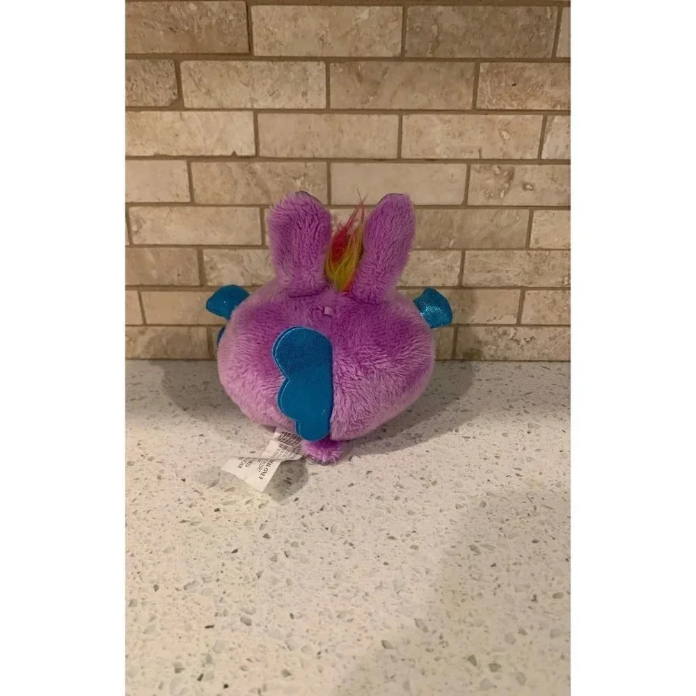 Zuru Rainbocorns Purple Unicorn Bunny plush stuffed animal toy‎ 4” mini- B10